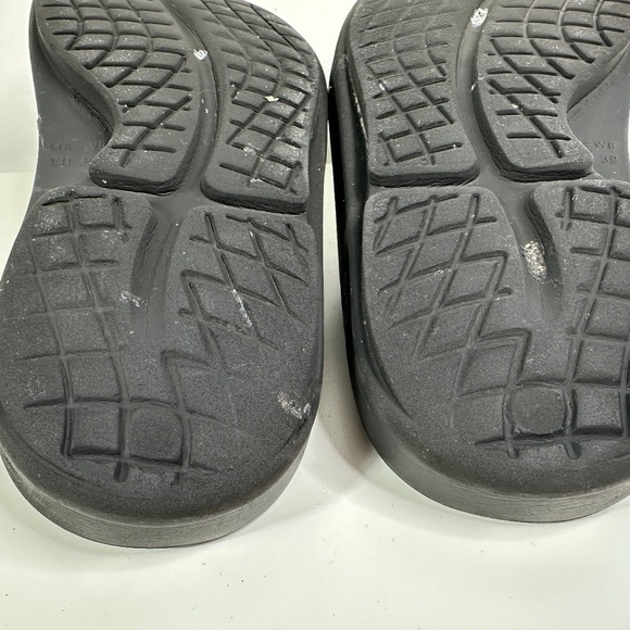 OOFOS Men’s Oofos OOahh Sport Slide Sandal Navy Gray M6-W8. Used Condition - Picture 13 of 14